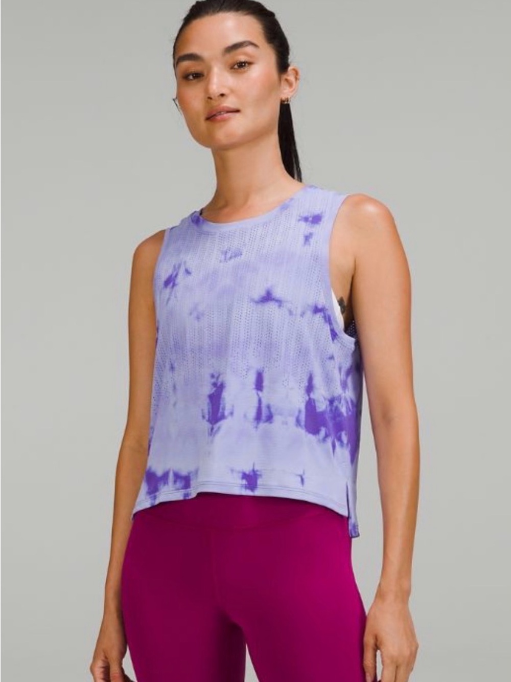 Train to Be Tank Top Purple Marble